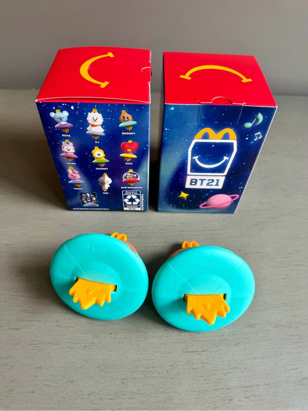 McDonald's 2026 Bt21 Happy Meal Toy Shooky Brand New Toy K-pop BTS (Suga) x 2